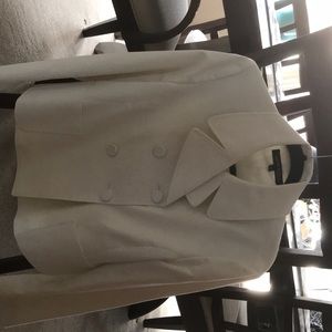 Anne Klein New York Winter White Blazer Size 12